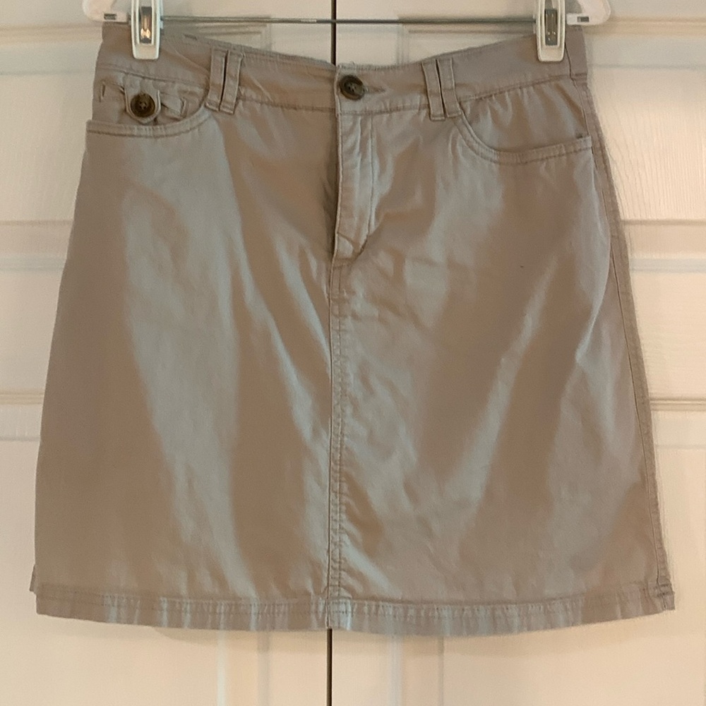 Khaki skirt